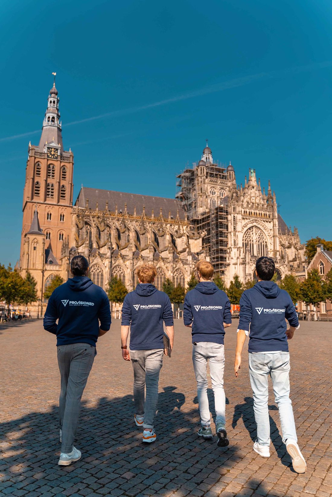 Het team van Provisioned voor de Sint-Jan in 's-Hertogenbosch